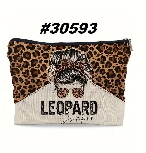 Craft supplies /  Scrapbooking supplies - Pencil case - Leopard Junkie