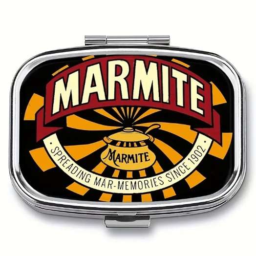 English Breakfast Marmite pill box