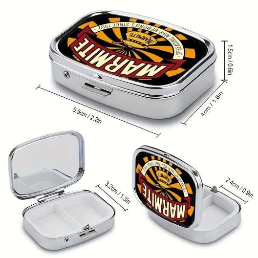 English Breakfast Marmite pill box