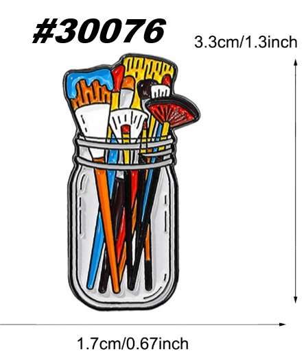 Enamel pin - Just Paint