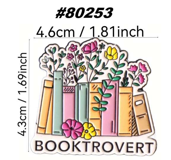 Enamel pin - Booktrovert