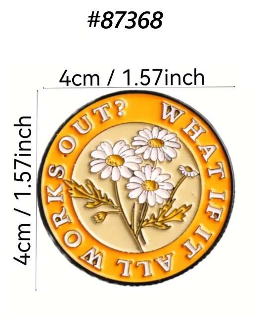Enamel pin - What if it all works out