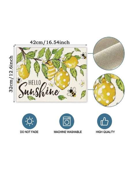 Place mats - Summer Lemons (set of 4)