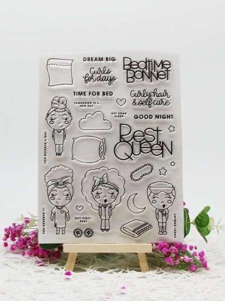 Card-making / Stamping / Mixed Media - Stamp - Bedtime Bonnet
