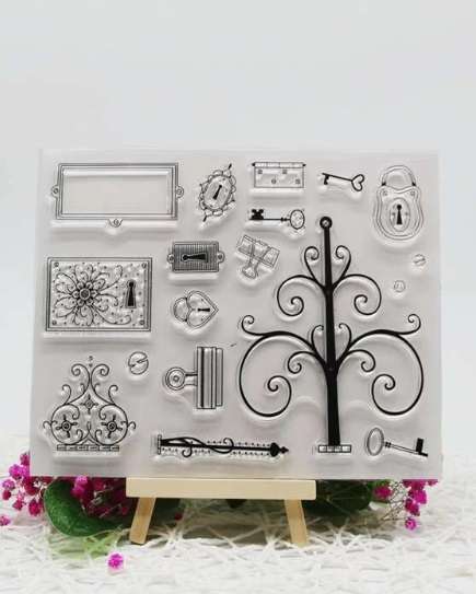 Card-making / Stamping / Mixed Media - Stamp - Lock n Key