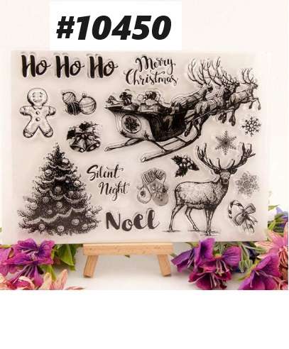 Card-making / Stamping / Mixed Media - Stamp - Silent Night (Christmas)