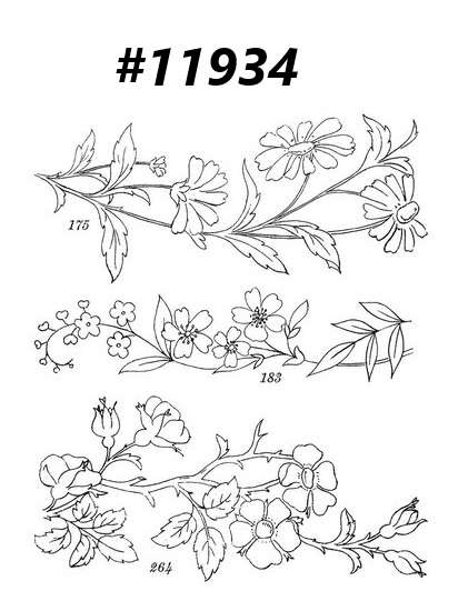 Card-making / Stamping / Mixed Media - Stamp - Flower Needlework