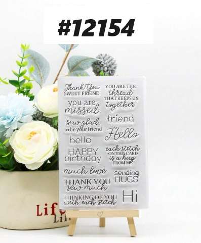 Card-making / Stamping / Mixed Media - Stamp - Thank you Sweet Friend