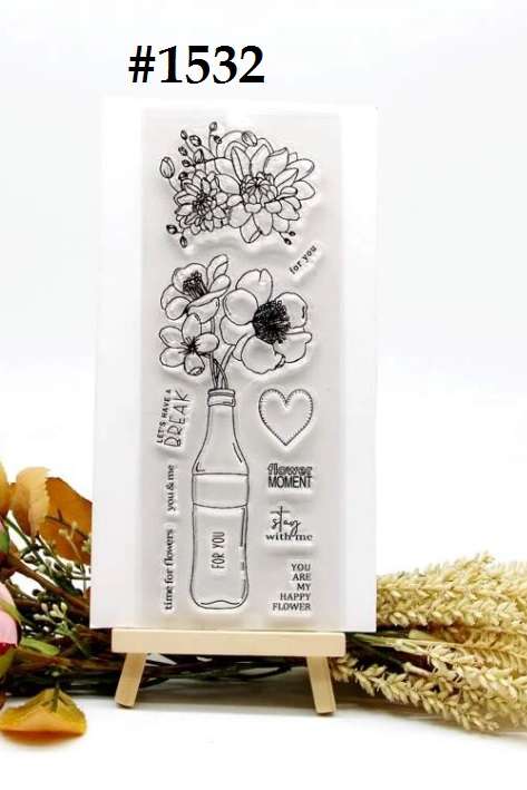 Card-making / Stamping / Mixed Media - Stamp - Time for Flowers