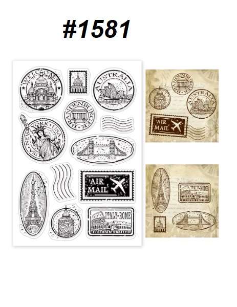 Card-making / Stamping / Mixed Media - Stamp - Travel and Tour