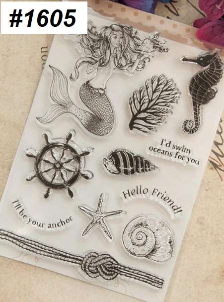 Card-making / Stamping / Mixed Media - Stamp - Marine Life