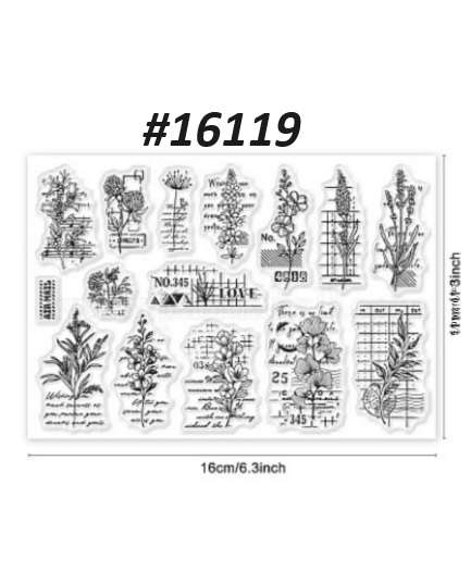 Card-making / Stamping / Mixed Media - Stamp - Little Blooms