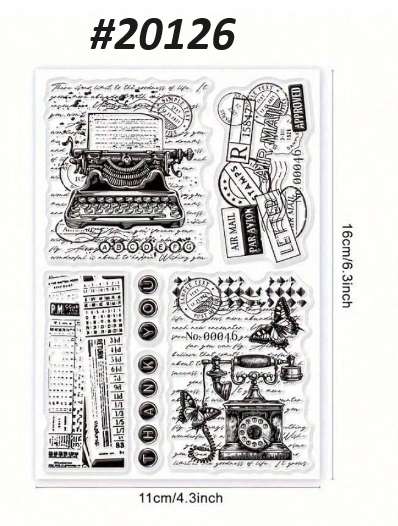 Card-making / Stamping / Mixed Media - Stamp - Merci