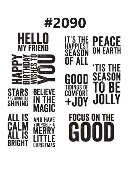 Card-making / Stamping / Mixed Media - Stamp - Hello my friend
