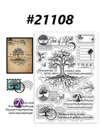 Card-making / Stamping / Mixed Media - Stamp - Tree of Life