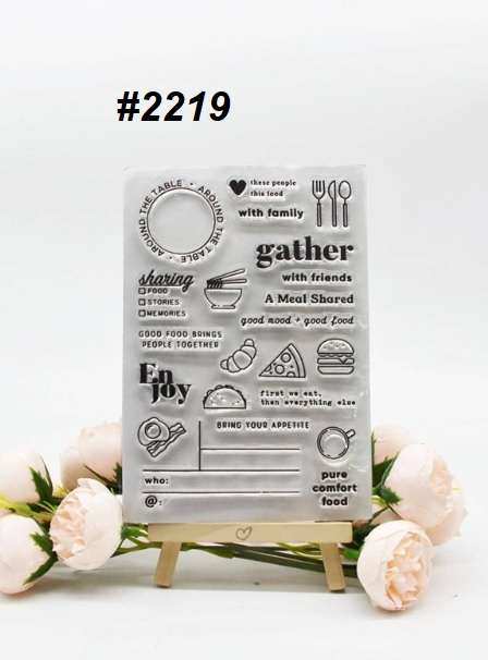 Card-making / Stamping / Mixed Media - Stamp - Around the table