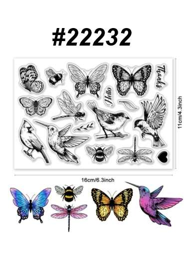 Clear stamps for card making - Take Flight - Card-making / card-making supplies / Stamping tools