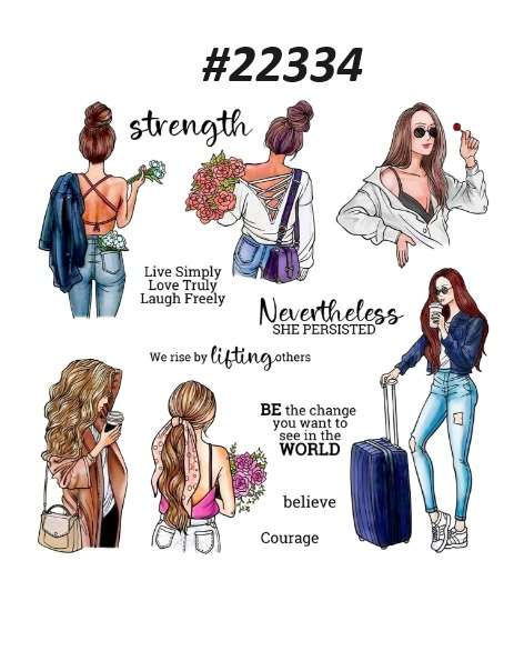 Card-making / Stamping / Mixed Media - Stamp - Nevertheless she persisted