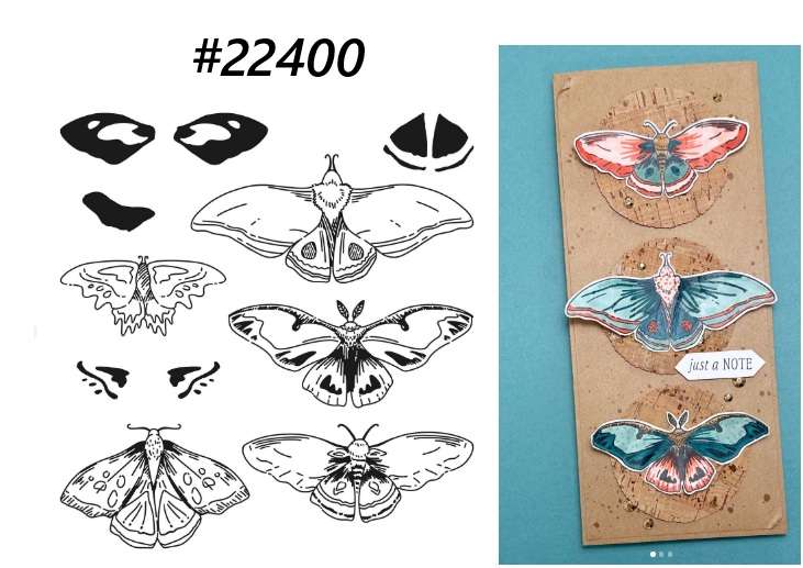 Clear stamps for card making - Night of Flight - Card-making / card-making supplies / Stamping tools