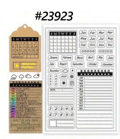 Card-making / Stamping / Mixed Media - Stamp - Bullet Journal