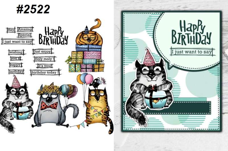 Card-making / Stamping / Mixed Media - Stamp - Snarky Cat