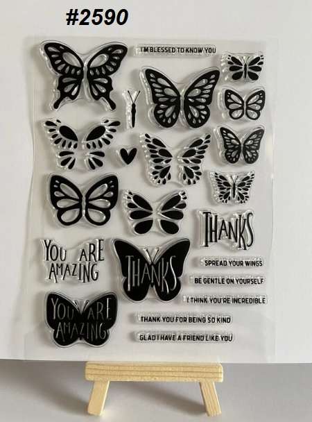 Card-making / Stamping / Mixed Media - Stamp - Spread your wings (butterfly)