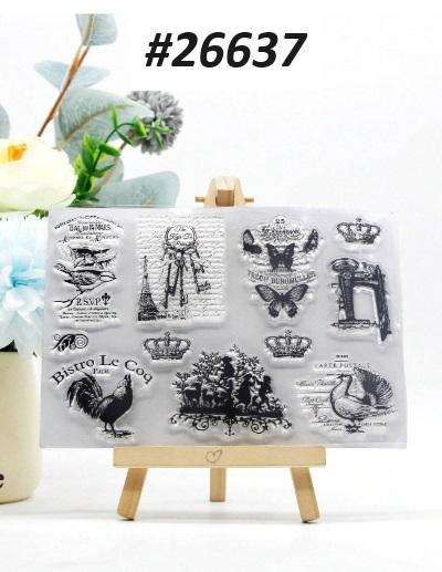 Card-making / Stamping / Mixed Media - Stamp - French Bistro
