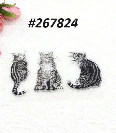 Clear Stamps for Card Making - Acrylic Stamp Set - Scrapbooking & Journaling - Feline Friends