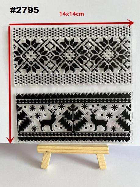 Clear stamps  - Nordic Deer  - Card-making / card-making supplies / Stamping tools