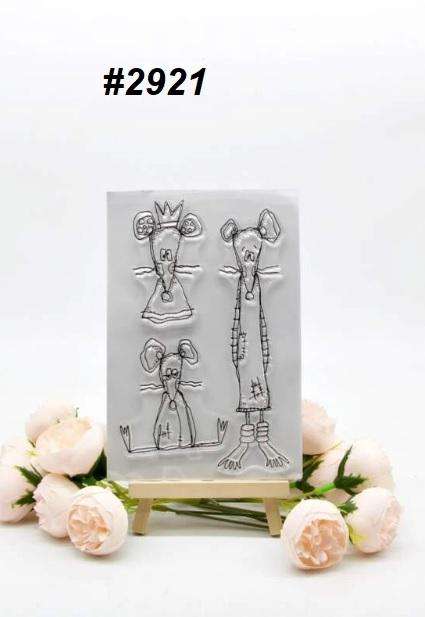 Clear stamps for card making - Mouse tales - Card-making / card-making supplies / Stamping tools