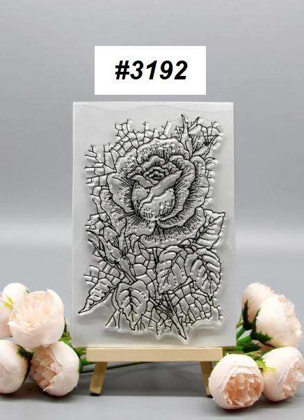 Card-making / Stamping / Mixed Media - Stamp - Rose