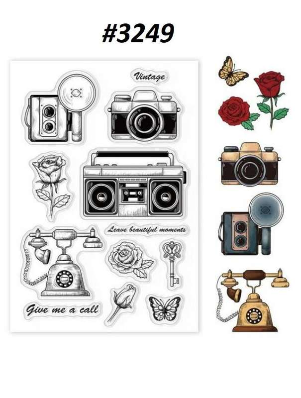 Card-making / Stamping / Mixed Media - Stamp - Give me a call