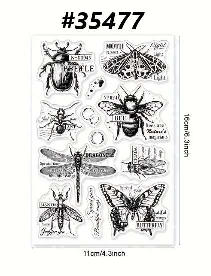 Card-making / Stamping / Mixed Media - Stamp - Garden Critters