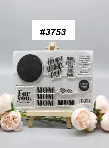 Clear stamps for card making - Stamp - Happy Mothers day