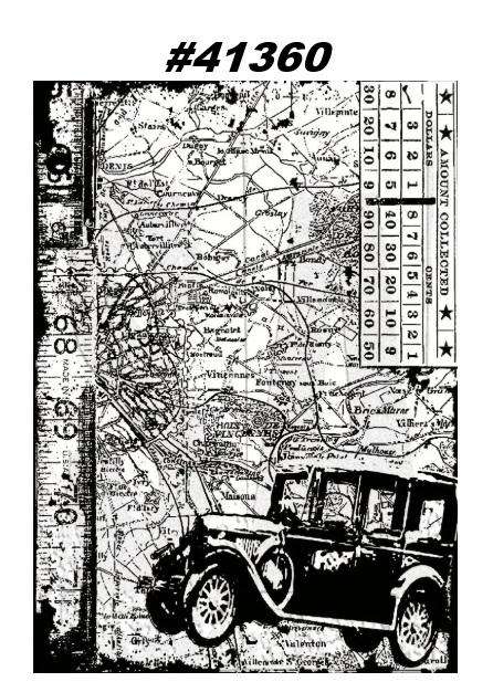 Card-making / Stamping / Mixed Media - Stamp - Road Trip