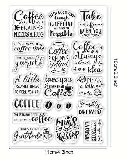 Card-making / Stamping / Mixed Media - Stamp - Love you more than coffee
