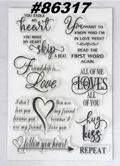 Card-making / Stamping / Mixed Media - Stamp - Friendship is love