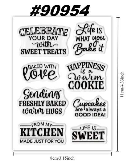 Clear stamps for card making - Stamp - Life is Sweet