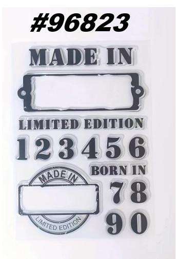 Clear stamps for card making - Stamp - Limited Edition