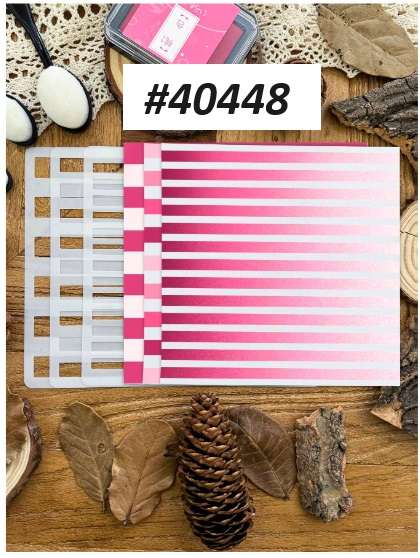 Stencil / Mask / Mixed Media - Basic stripes (set of 3)