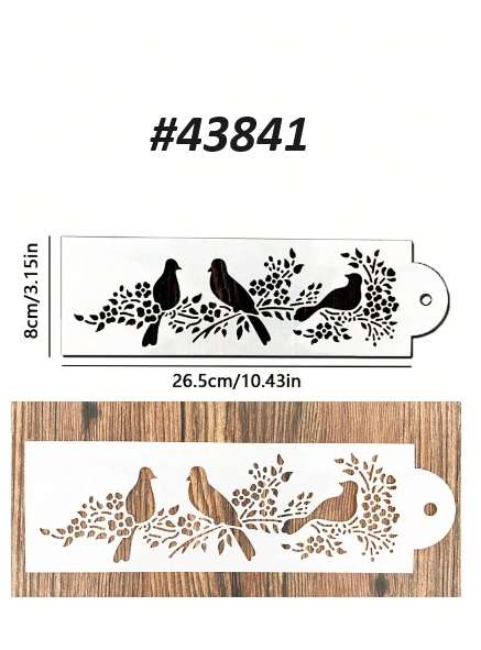 Stencil / Mask / Mixed Media - Magpie