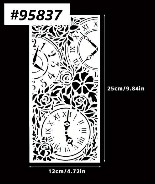 Stencil / Mask / Mixed Media - Time to Bloom