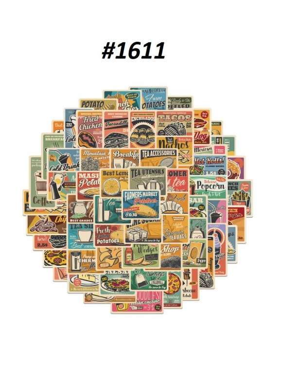 Scrapbooking supplies / Scrapbooking embellishment - Sticker - General Store - 50 piece