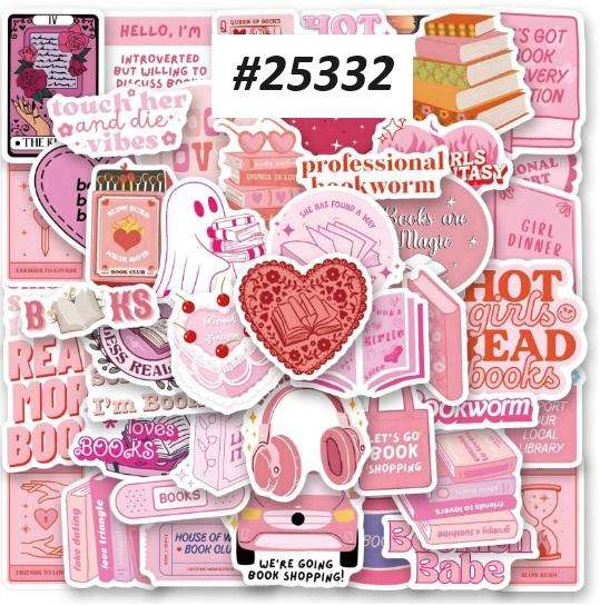 Scrapbooking supplies / Scrapbooking embellishment - Sticker - Professional Bookworm - 50 piece
