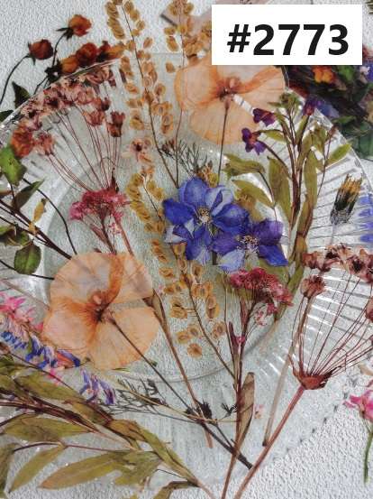 Scrapbooking supplies / Scrapbooking embellishment - PET Stickers - Pressed Flowers - 20 piece
