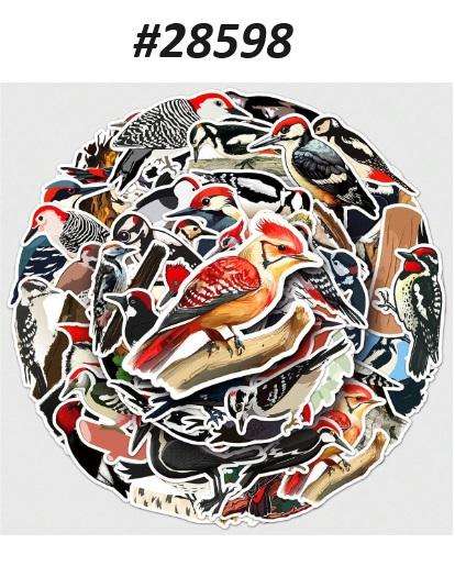 Scrapbooking supplies / Scrapbooking embellishment - Sticker - Feathered Friends - 50 piece