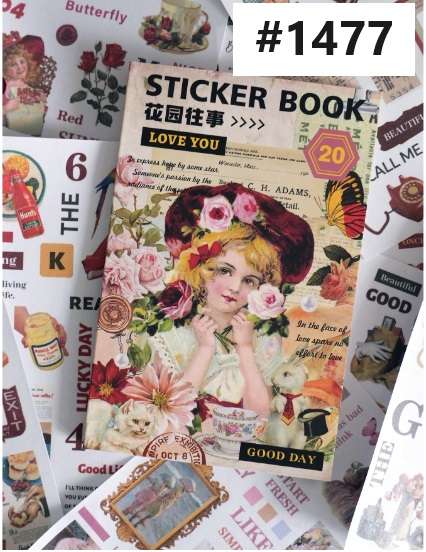 Junk Journaling / Scrapbooking - Sticker Book - Pemberley