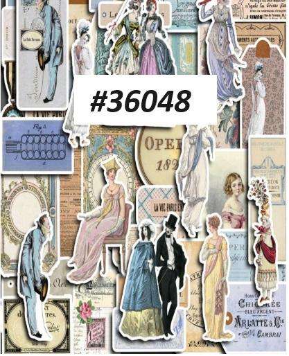 Scrapbooking supplies / Scrapbooking embellishment - Vivaldi (50 piece)