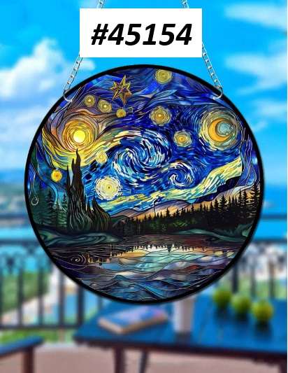 Suncatcher - Starry Sky (Van Gogh inspired)