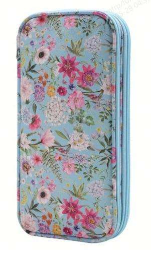 Vintage Floral Print Crochet And Knitting Needle Organiser